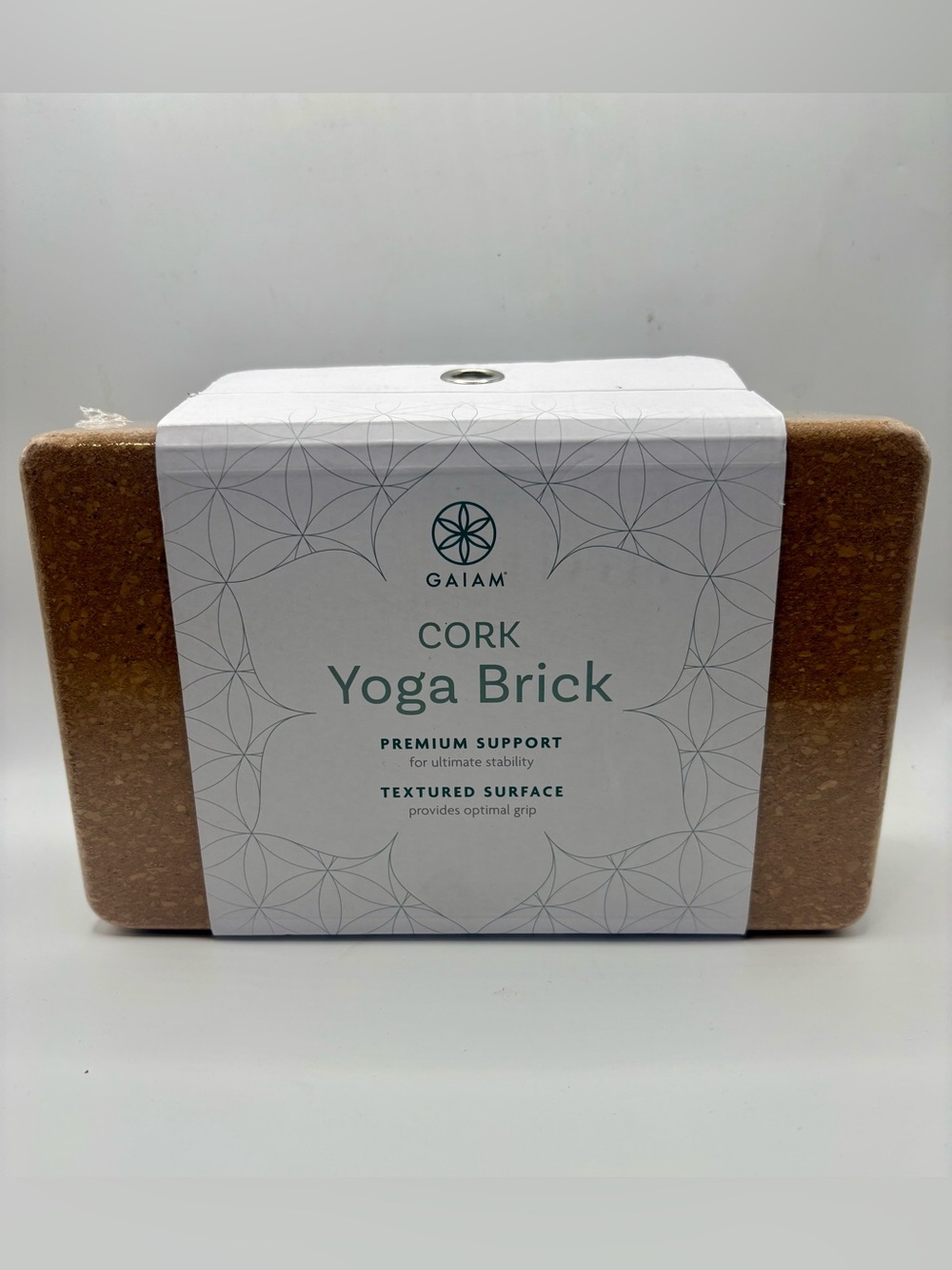 GAIAM Cork Yoga Brick - Cork Brown